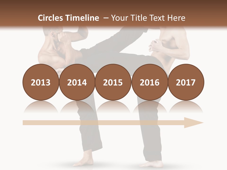 Flying Boxing Skin PowerPoint Template