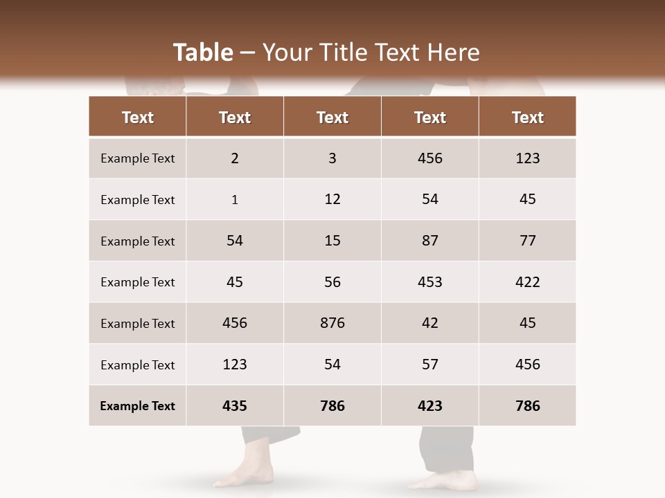 Flying Boxing Skin PowerPoint Template