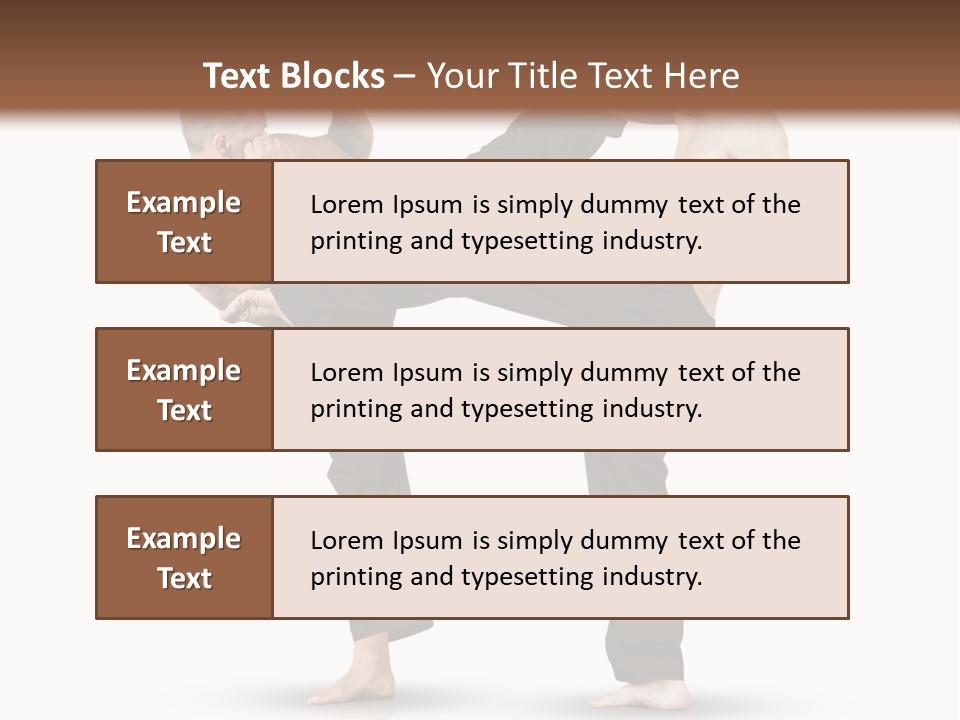 Flying Boxing Skin PowerPoint Template