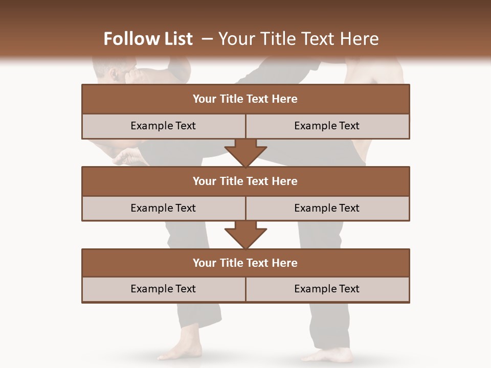 Flying Boxing Skin PowerPoint Template