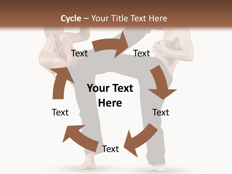 Flying Boxing Skin PowerPoint Template