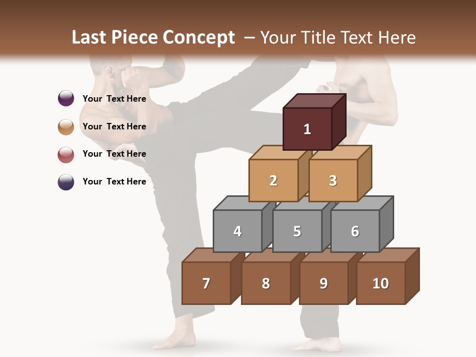 Flying Boxing Skin PowerPoint Template