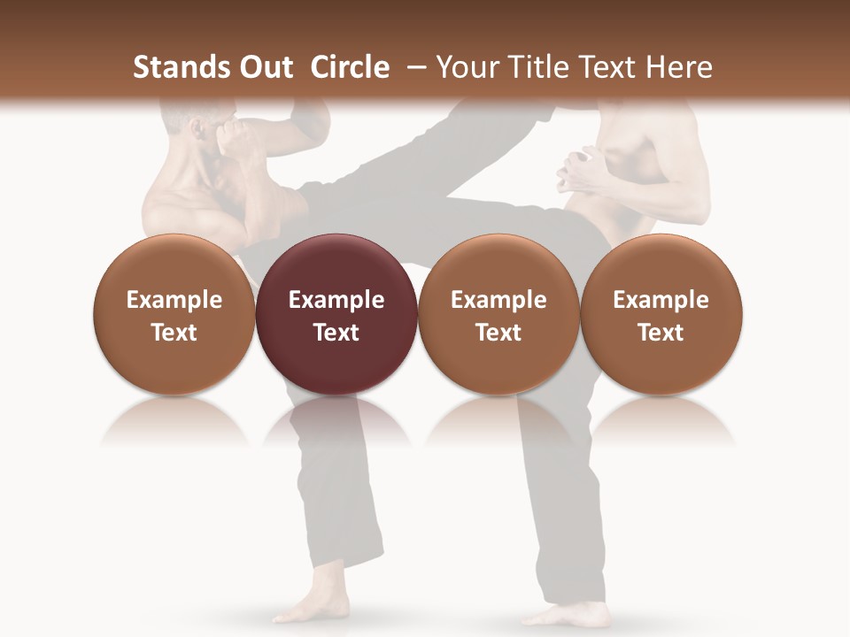 Flying Boxing Skin PowerPoint Template