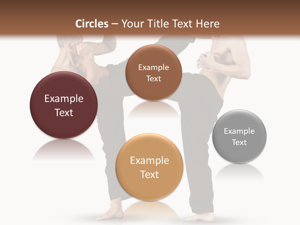 Flying Boxing Skin PowerPoint Template