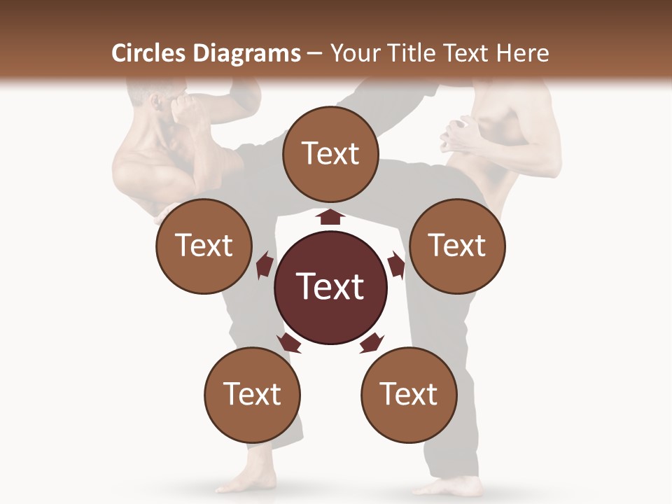 Flying Boxing Skin PowerPoint Template