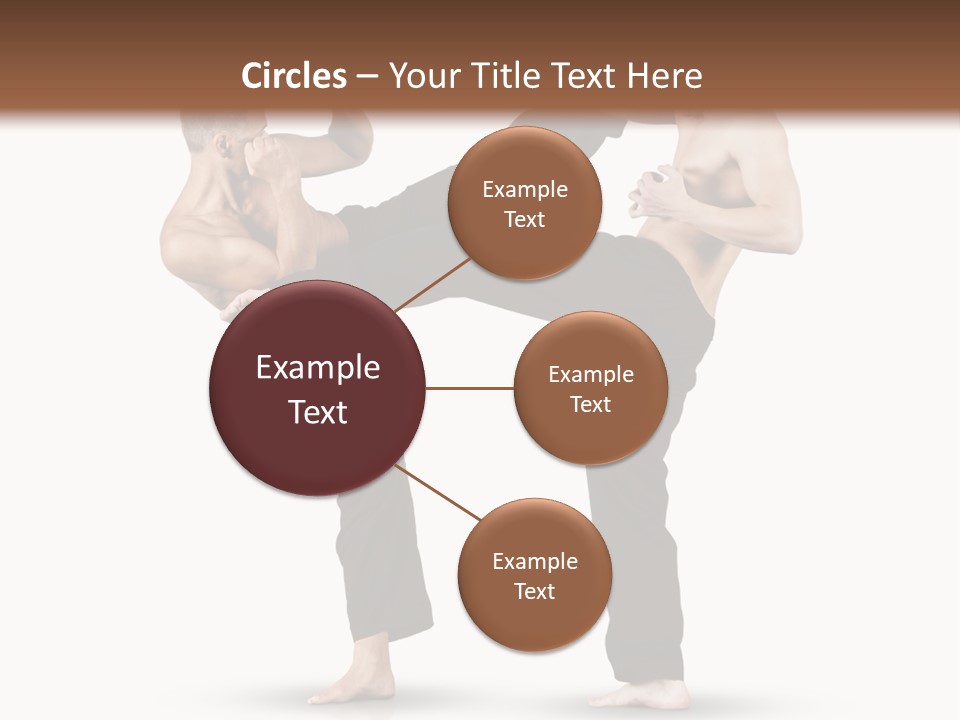 Flying Boxing Skin PowerPoint Template