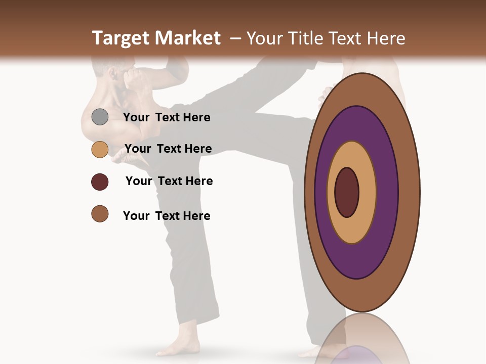 Flying Boxing Skin PowerPoint Template