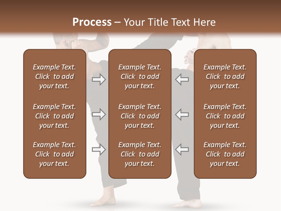 Flying Boxing Skin PowerPoint Template