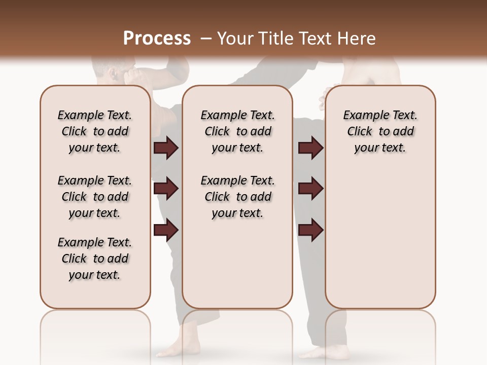 Flying Boxing Skin PowerPoint Template