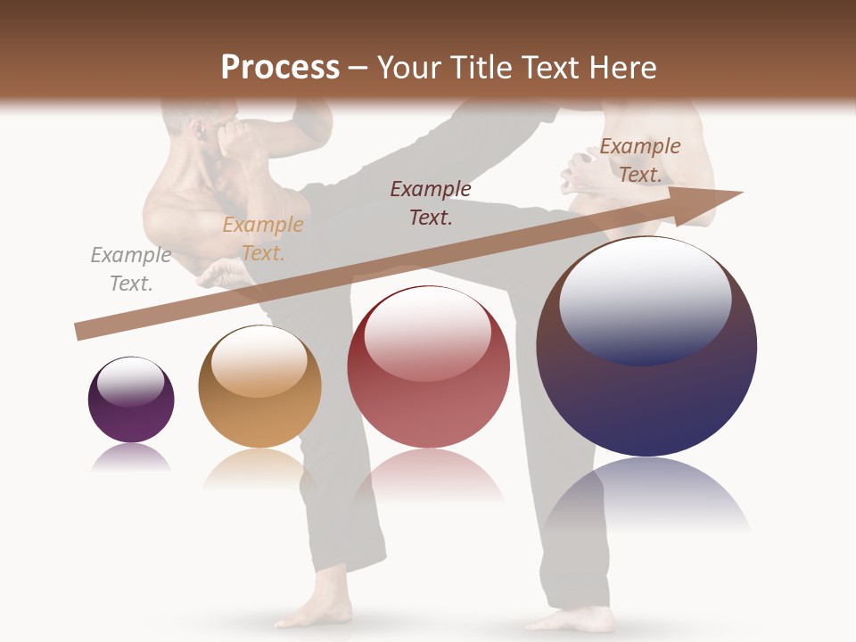 Flying Boxing Skin PowerPoint Template