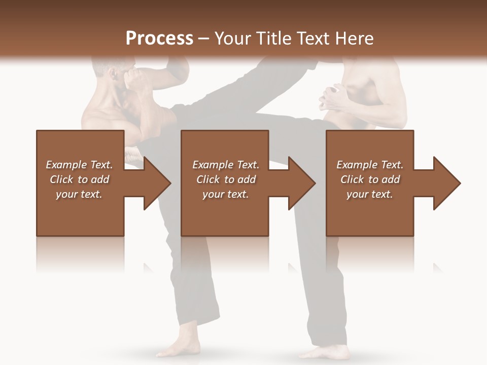 Flying Boxing Skin PowerPoint Template