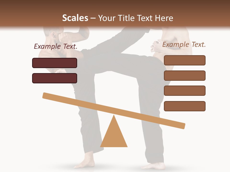 Flying Boxing Skin PowerPoint Template