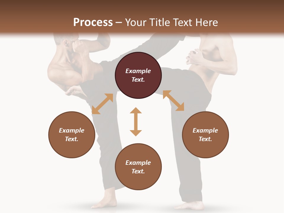 Flying Boxing Skin PowerPoint Template