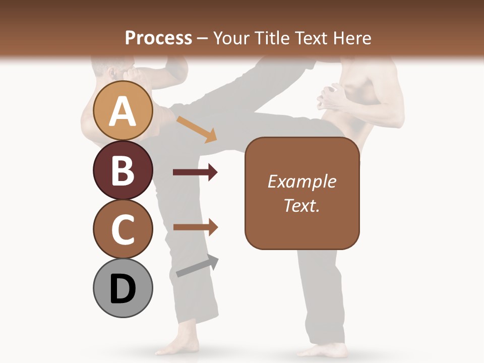 Flying Boxing Skin PowerPoint Template