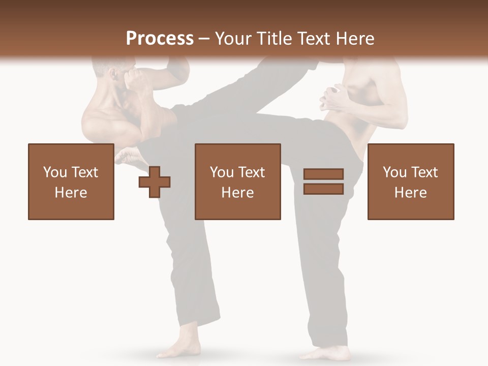 Flying Boxing Skin PowerPoint Template