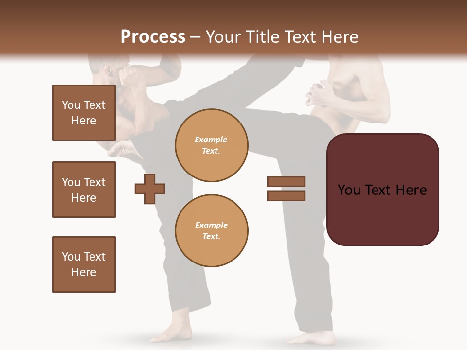 Flying Boxing Skin PowerPoint Template
