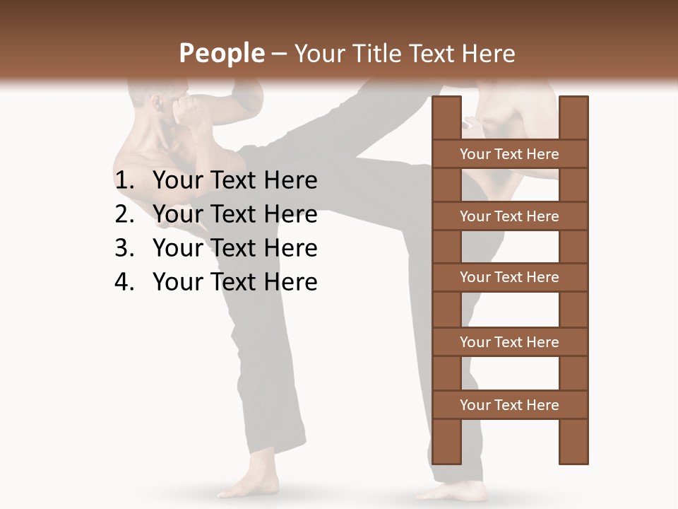 Flying Boxing Skin PowerPoint Template