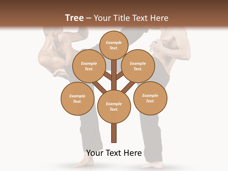 Flying Boxing Skin PowerPoint Template