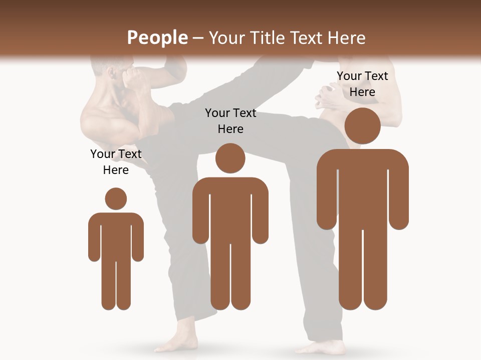 Flying Boxing Skin PowerPoint Template