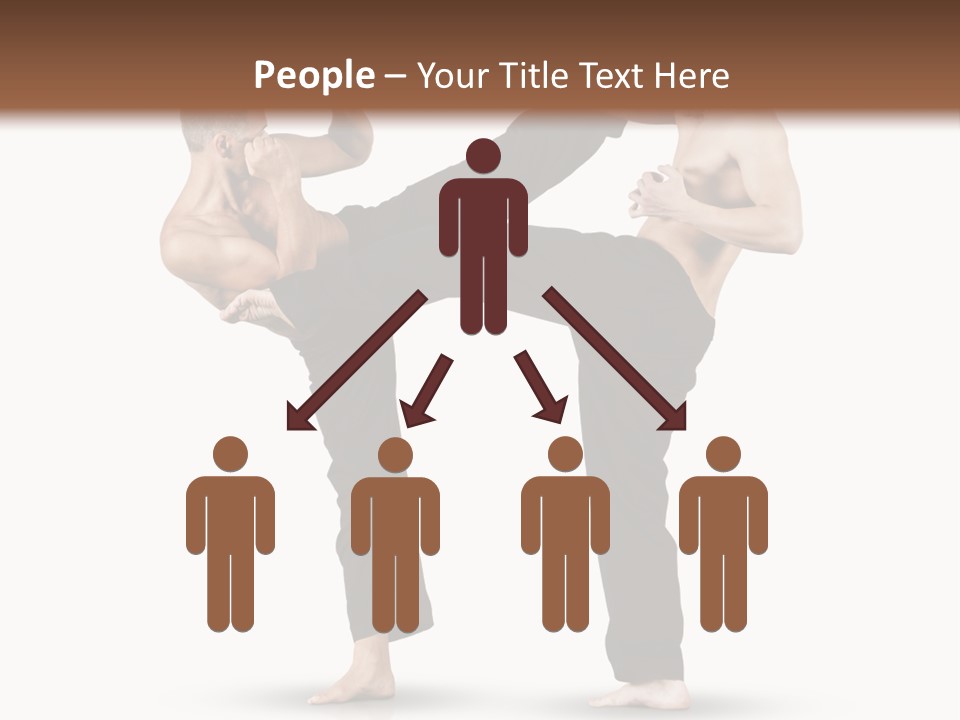 Flying Boxing Skin PowerPoint Template