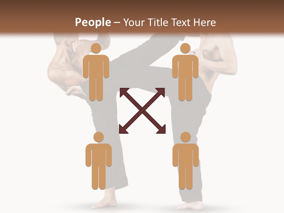 Flying Boxing Skin PowerPoint Template