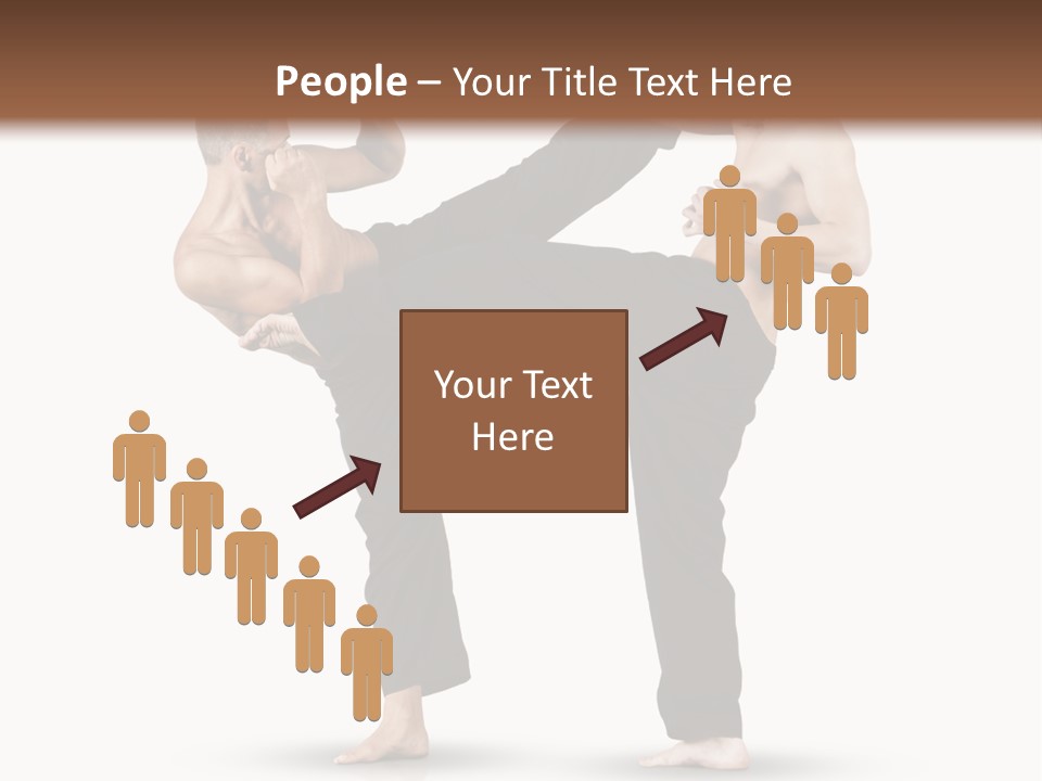 Flying Boxing Skin PowerPoint Template