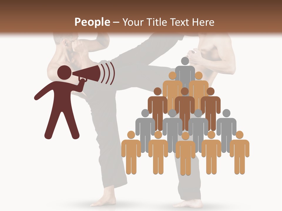 Flying Boxing Skin PowerPoint Template