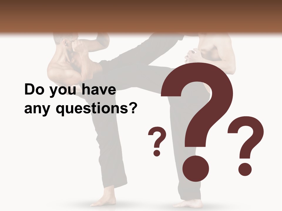 Flying Boxing Skin PowerPoint Template