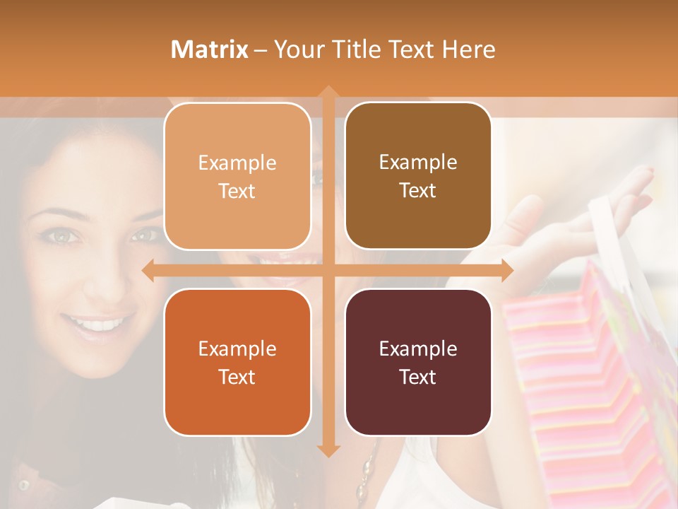 Style Commercial Shopaholic PowerPoint Template