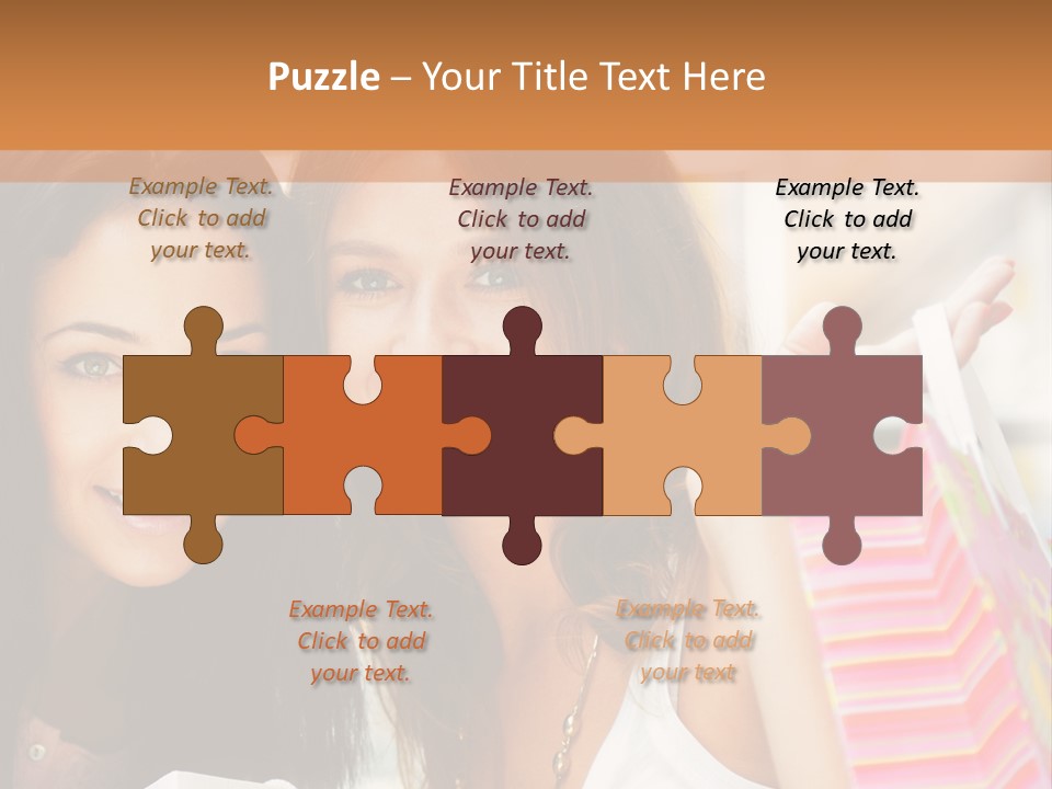 Style Commercial Shopaholic PowerPoint Template