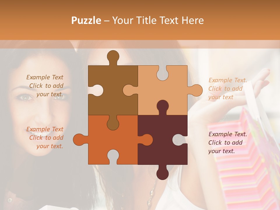 Style Commercial Shopaholic PowerPoint Template