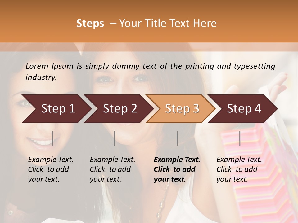 Style Commercial Shopaholic PowerPoint Template