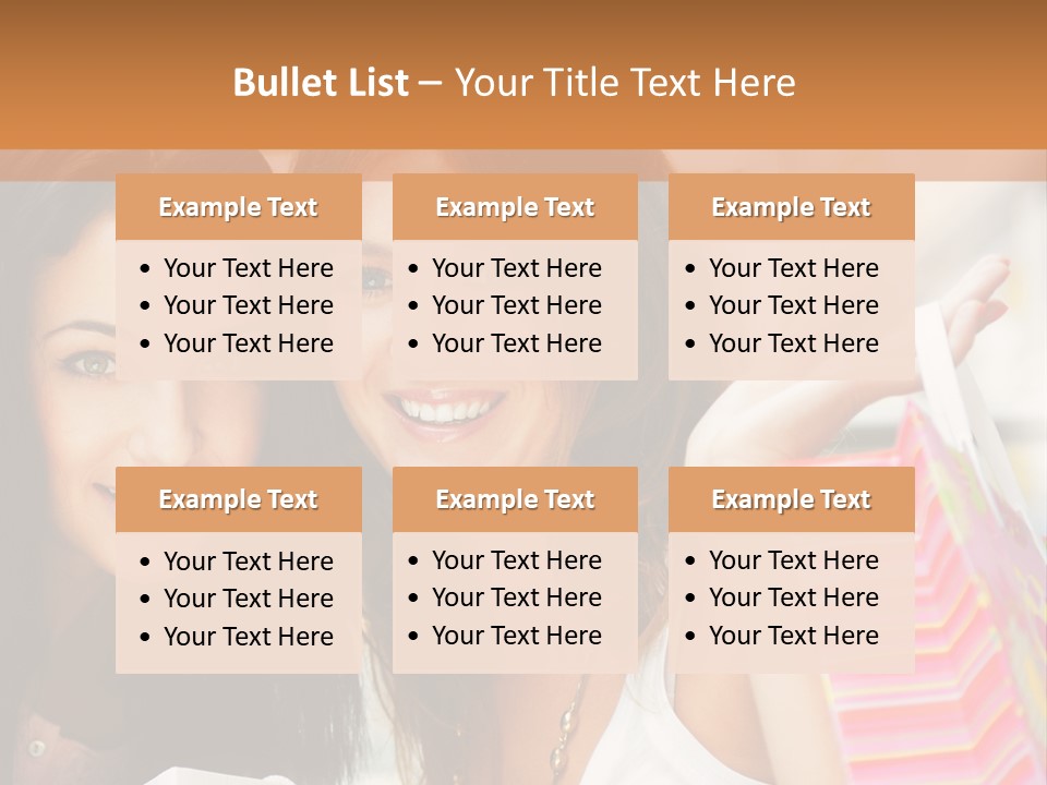 Style Commercial Shopaholic PowerPoint Template