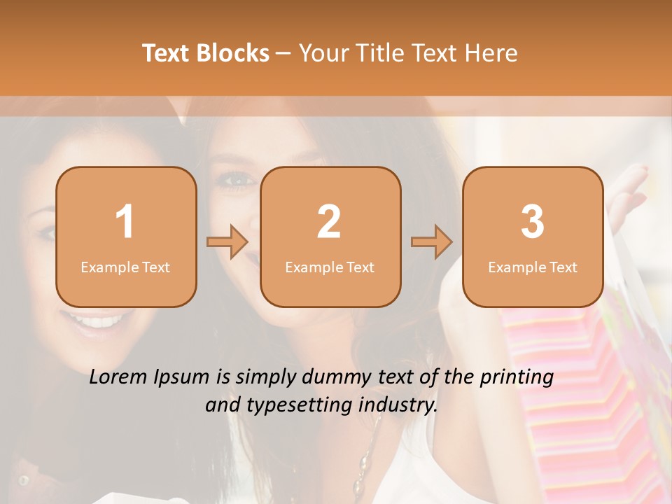 Style Commercial Shopaholic PowerPoint Template