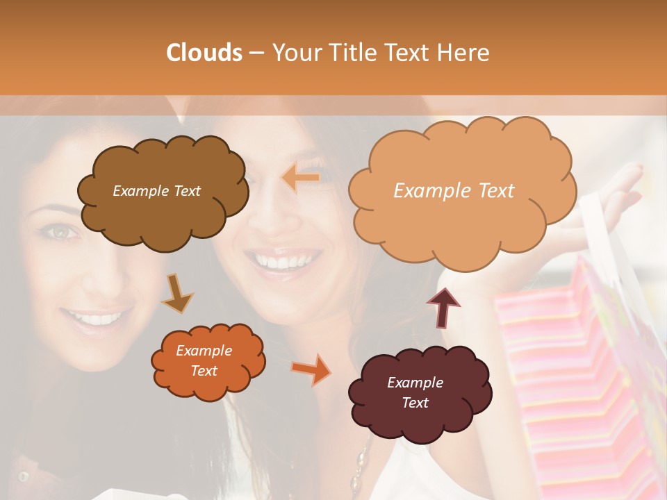 Style Commercial Shopaholic PowerPoint Template