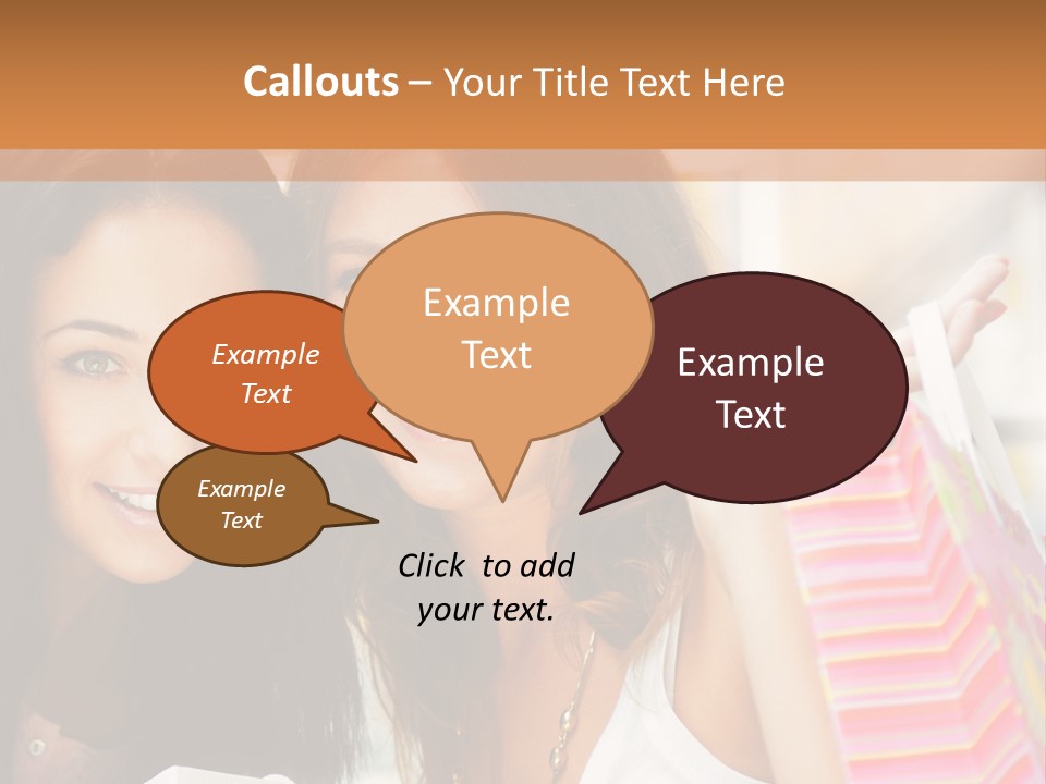 Style Commercial Shopaholic PowerPoint Template
