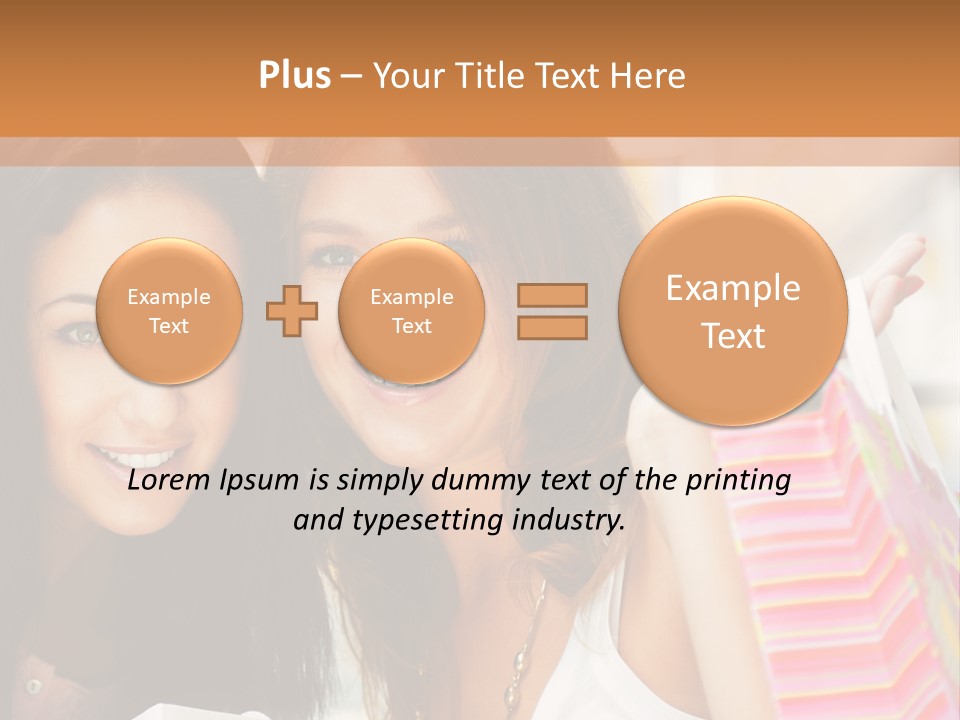 Style Commercial Shopaholic PowerPoint Template