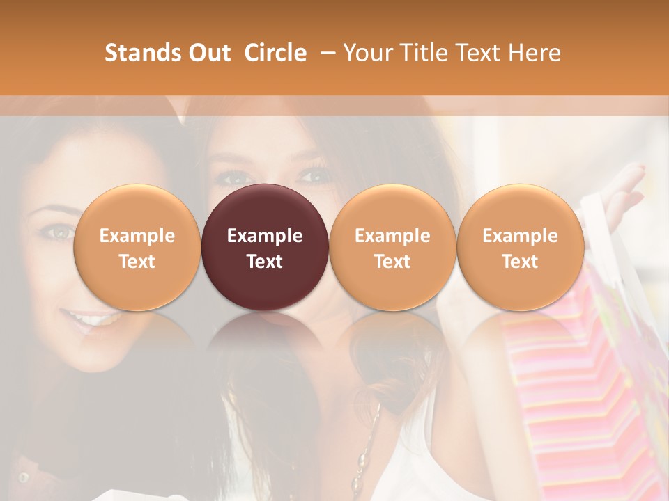 Style Commercial Shopaholic PowerPoint Template