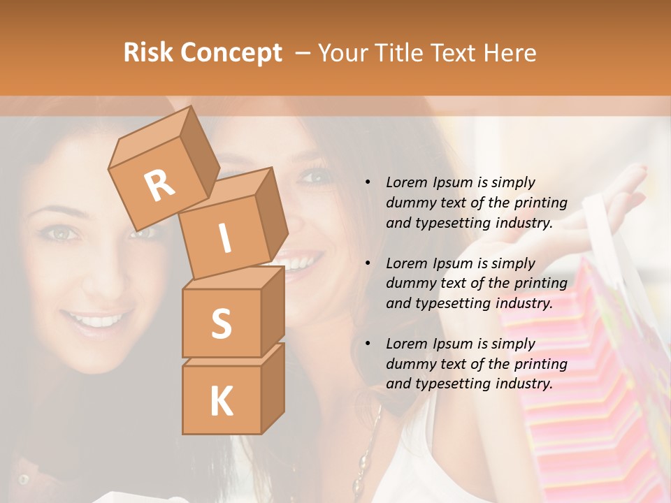 Style Commercial Shopaholic PowerPoint Template