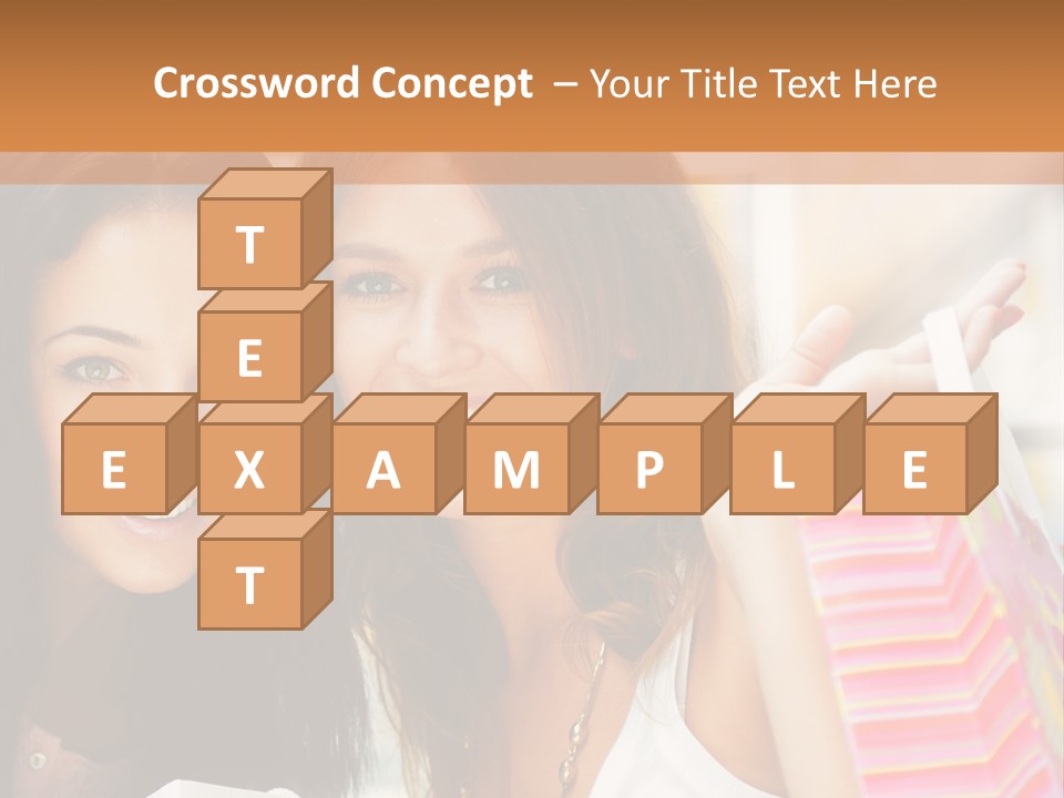Style Commercial Shopaholic PowerPoint Template