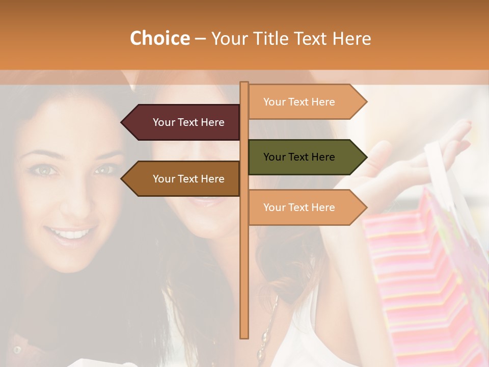 Style Commercial Shopaholic PowerPoint Template