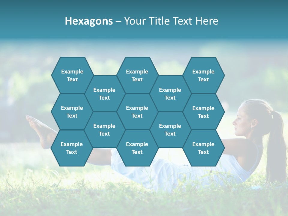 Countryside Woman Outdoor PowerPoint Template