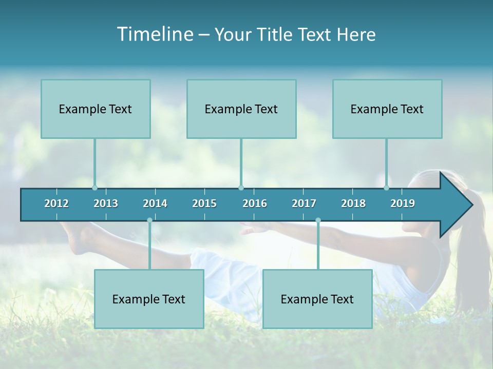 Countryside Woman Outdoor PowerPoint Template