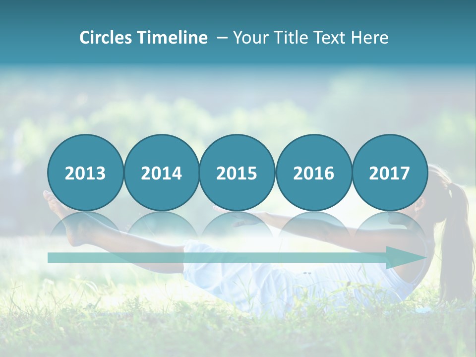 Countryside Woman Outdoor PowerPoint Template