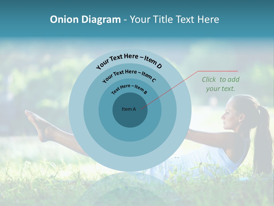 Countryside Woman Outdoor PowerPoint Template