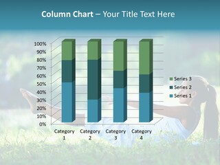 Countryside Woman Outdoor PowerPoint Template