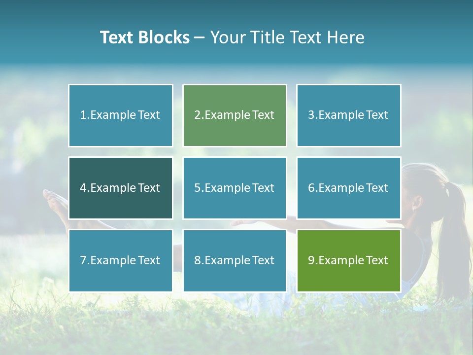 Countryside Woman Outdoor PowerPoint Template