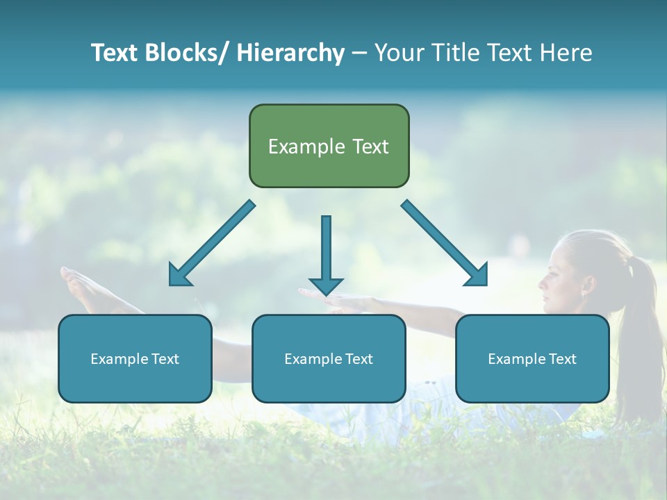 Countryside Woman Outdoor PowerPoint Template