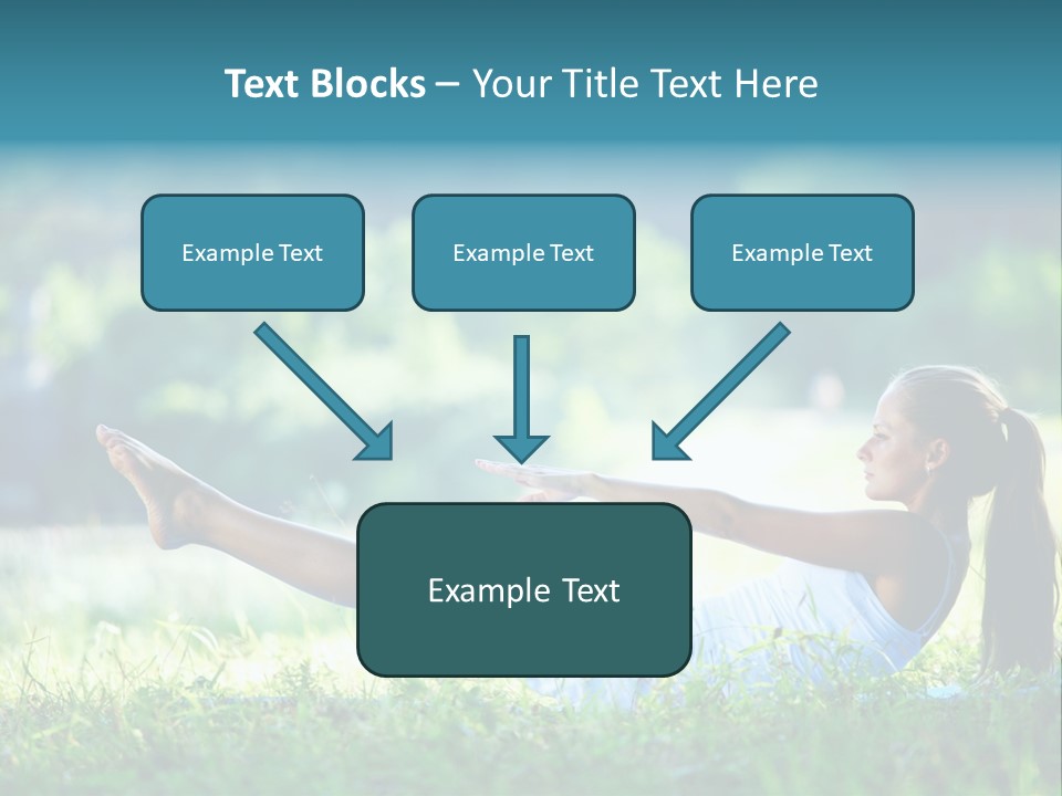 Countryside Woman Outdoor PowerPoint Template