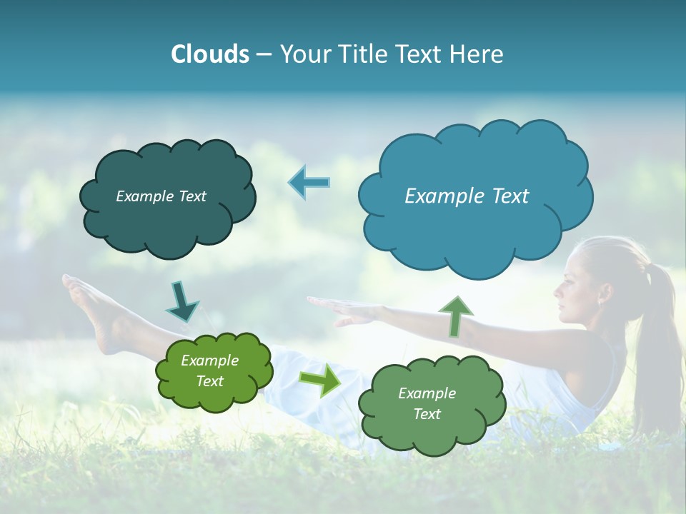 Countryside Woman Outdoor PowerPoint Template
